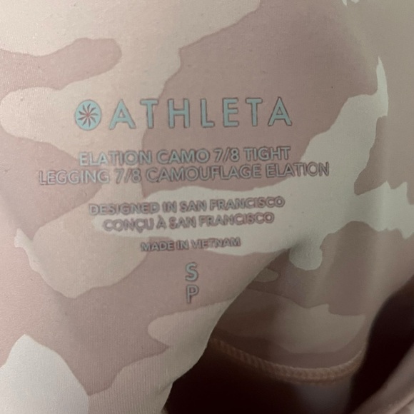 Athleta Elation Camo 7/8 Tight - Picture 9 of 11